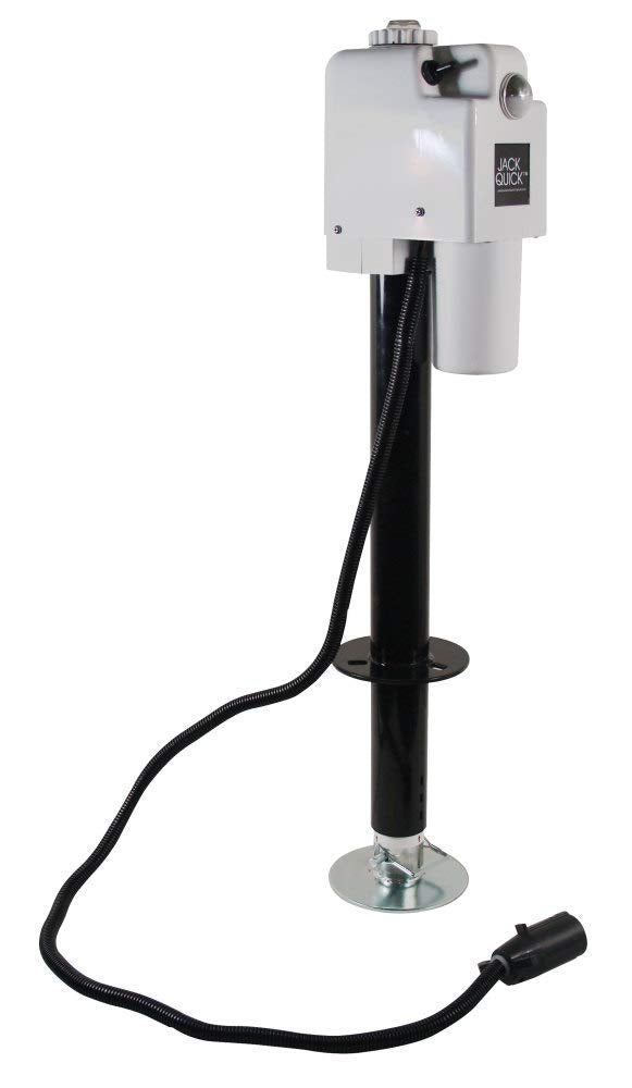 Electric Tongue Jack with 7-Way Plug, White O2359