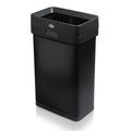 Slim Open Top Stainless Steel Trash Can, Matte Black, 13 Gal / 50L D39070