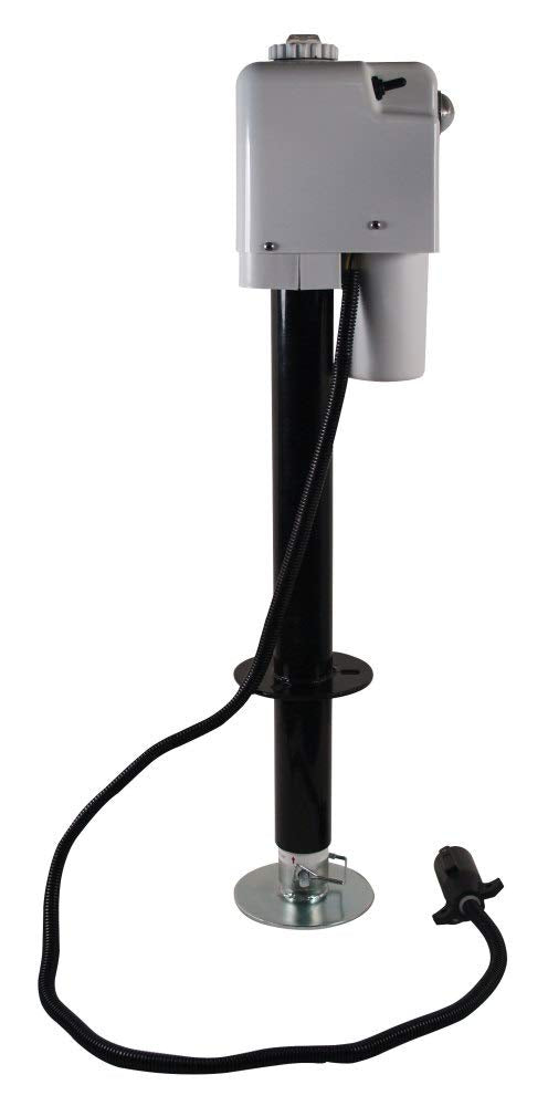 Electric Tongue Jack with 7-Way Plug, White O2359