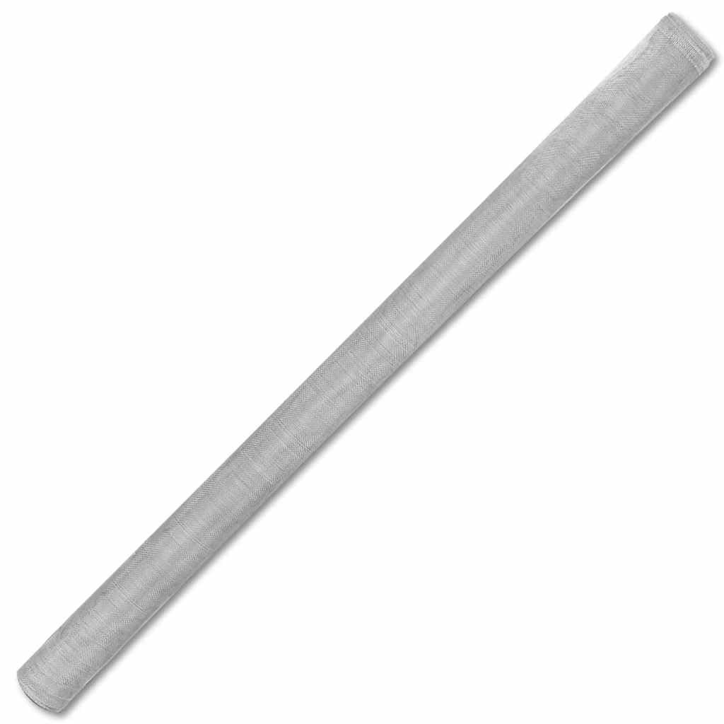 Aluminum Mesh Screen 39.4x196.9 Inch Silver F972