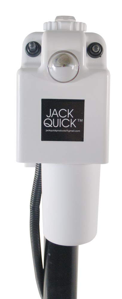 Electric Tongue Jack with 7-Way Plug, White O2359