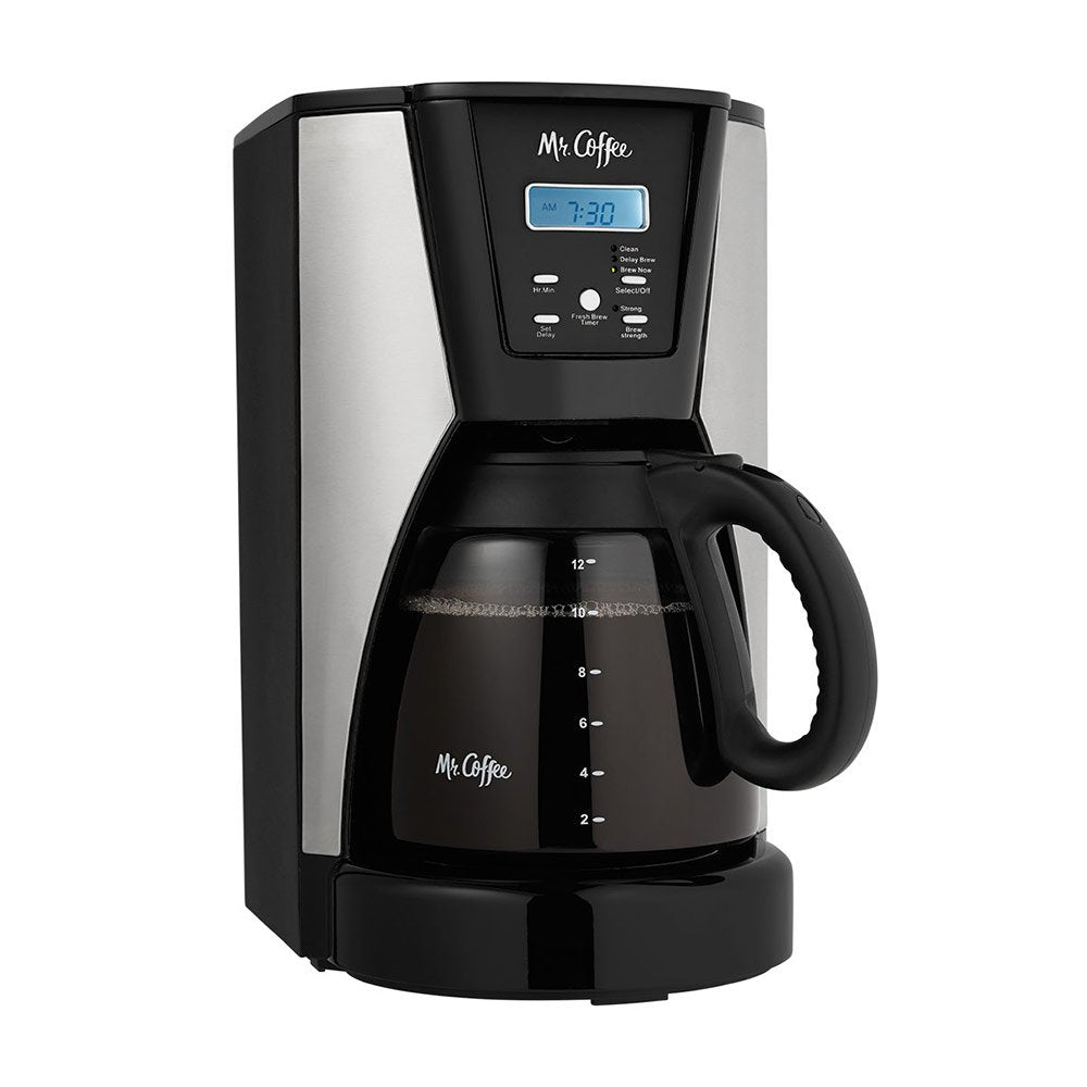 12-Cup Programmable Thermal Coffee Maker Stainless Steel Q355