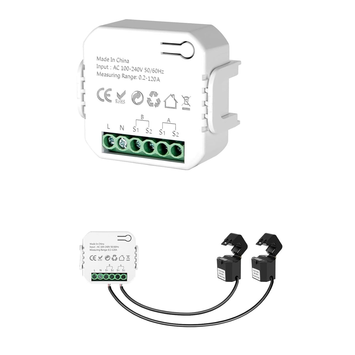 Smart Home Energy Monitor 2x120A Dual Channel N671