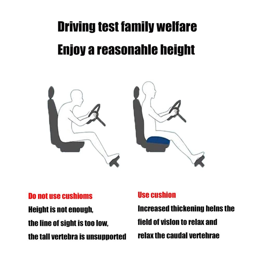 Black Inflatable Booster Seat Cushion S819