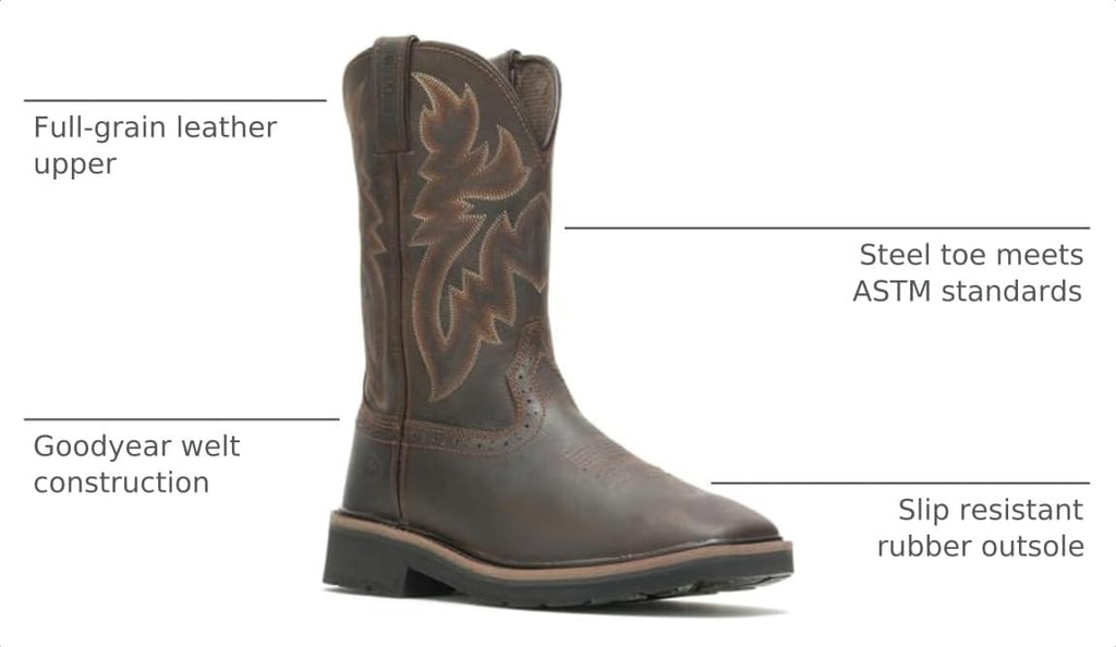 Steel Toe 10in Work Boot X909