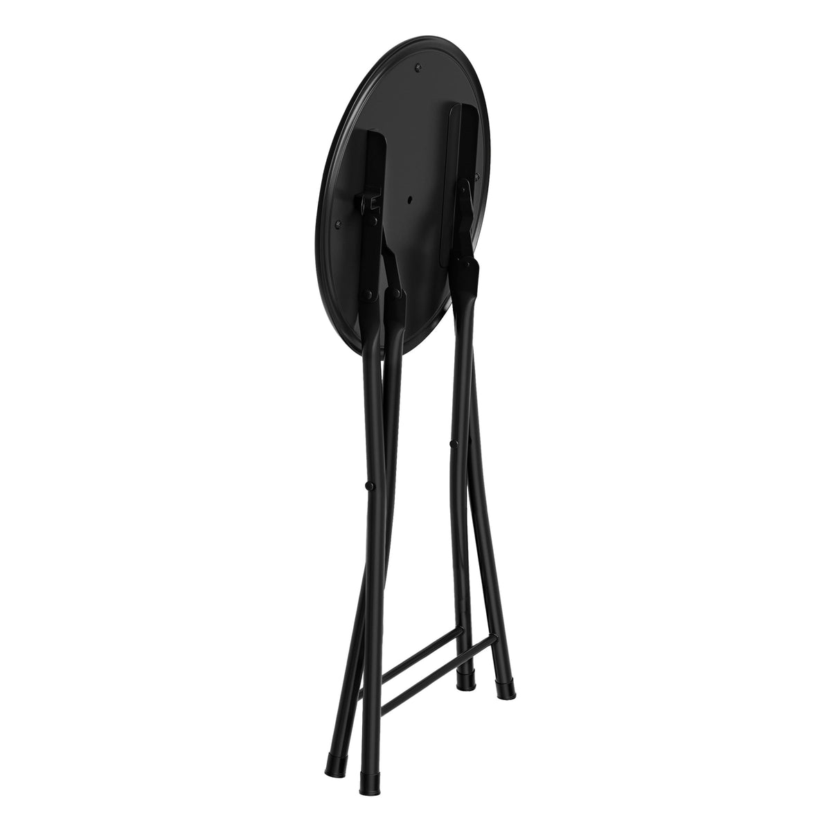 Black 18 Inch Portable Folding Stool T5701