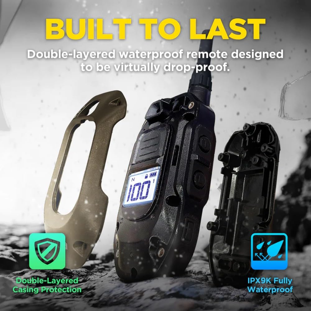 Waterproof Rechargeable Dog Training E-Collar C91185