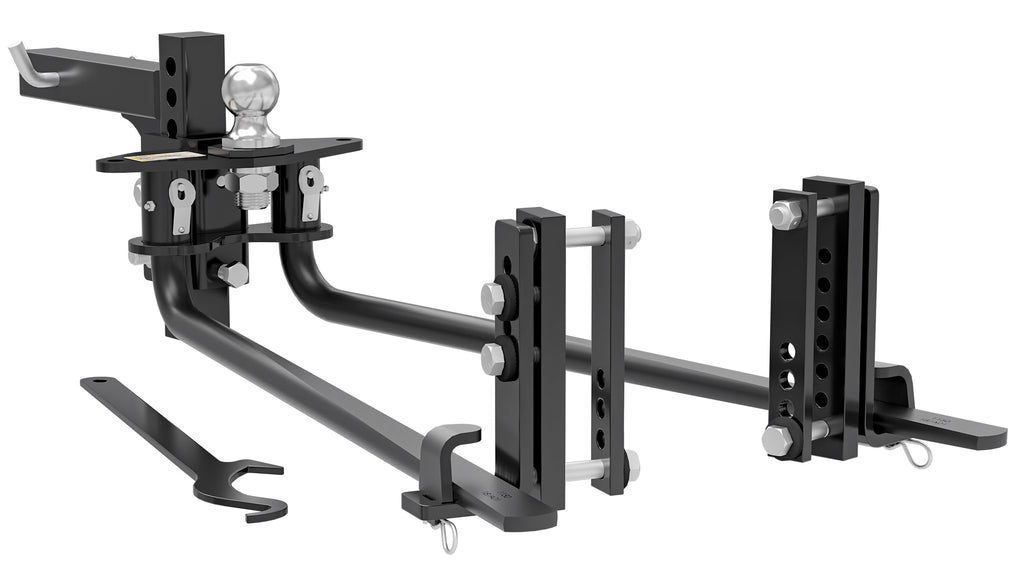 Weight Distribution Hitch with Sway Control Kit, 11,500 lb Capacity, Black Z53613