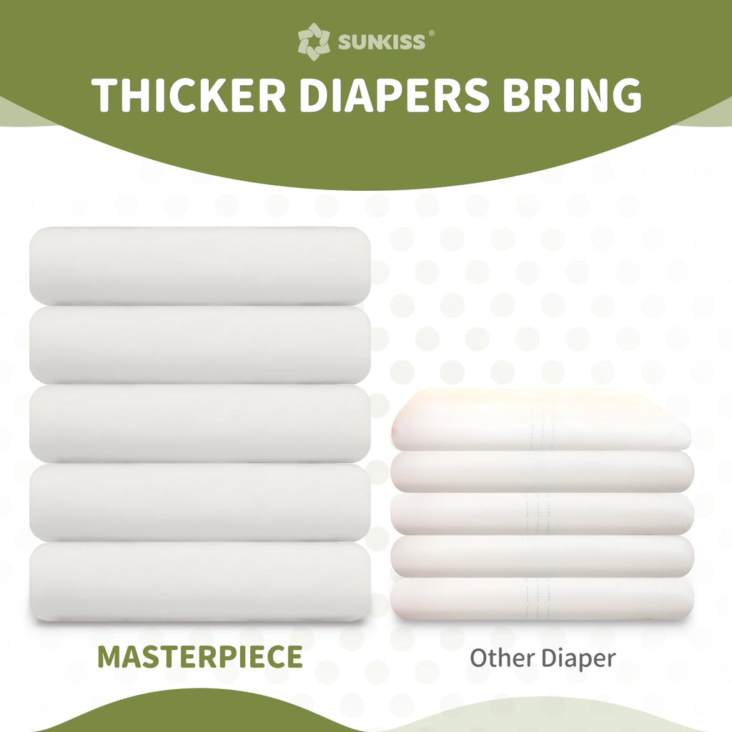 Adult Diapers with Tabs, L/XL, White, 40 Count S672370