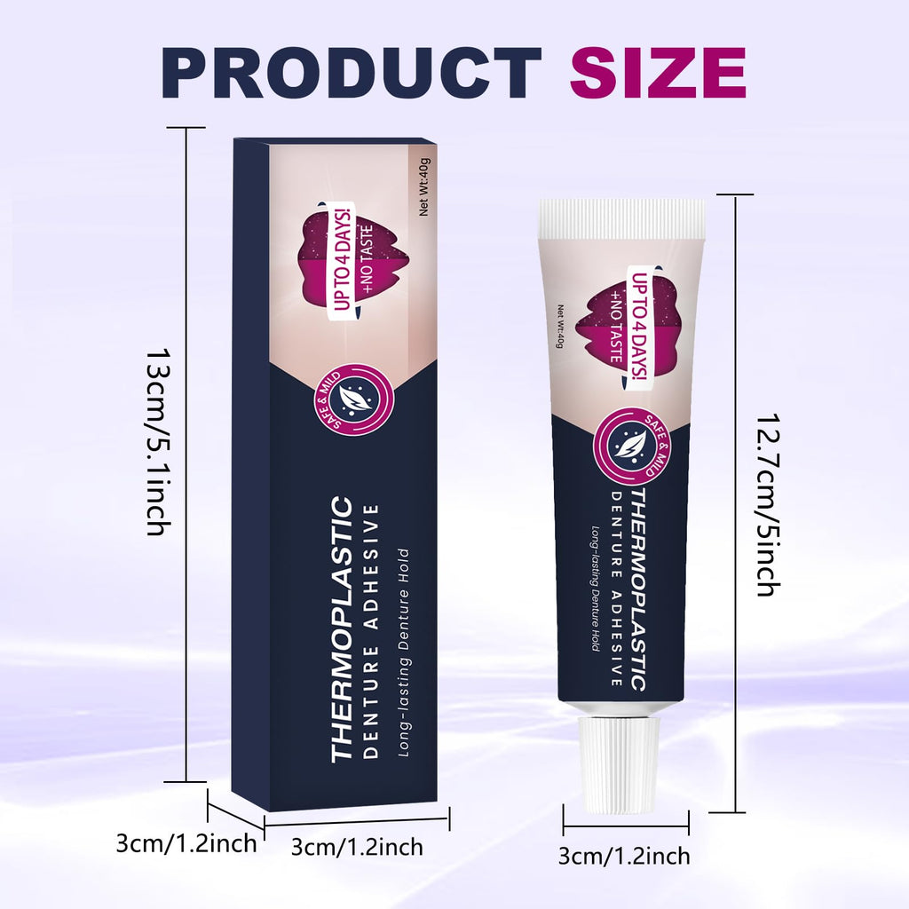 2Pcs Thermoplastic Denture Adhesive R65956