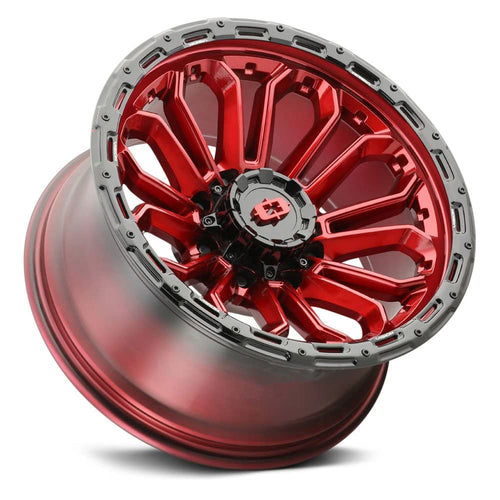 20x9 6x135 +12mm Red Wheel Rim L571654