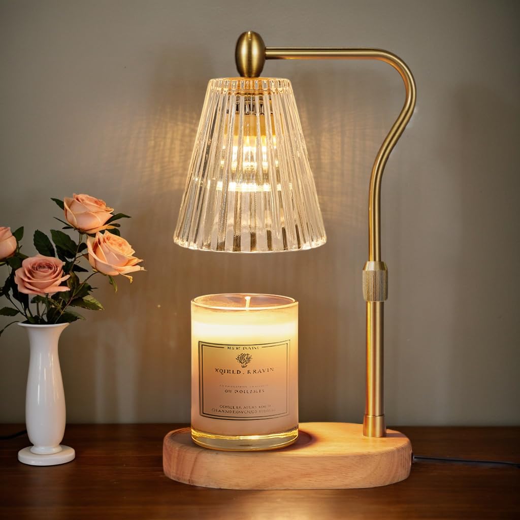 Candle Warmer Lamp with Timer and Dimmer Adjustable Height T9768