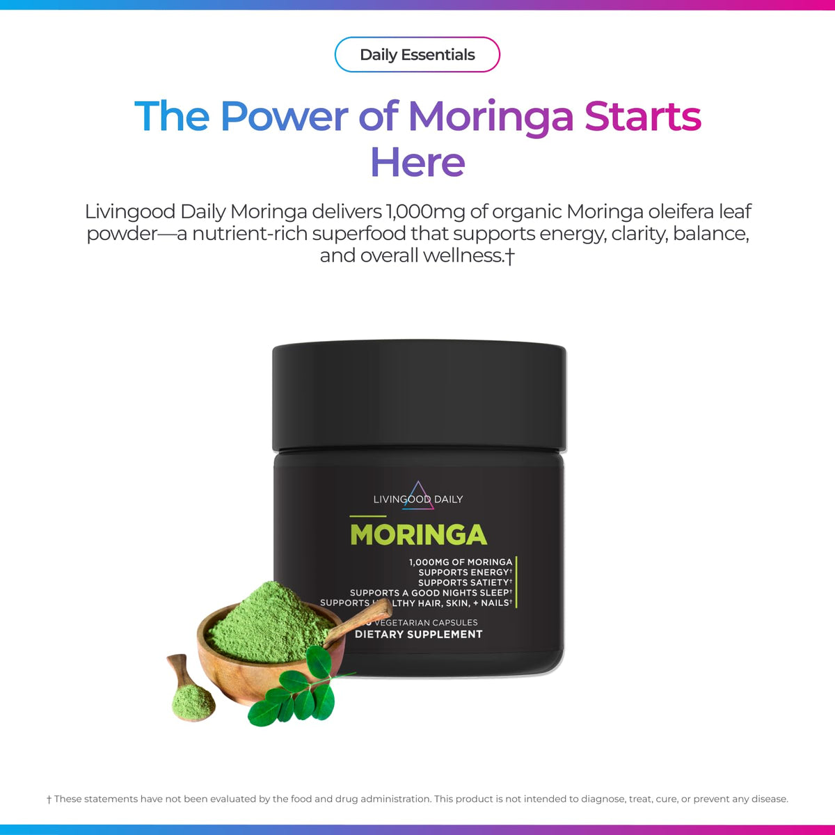 Moringa Capsules 1000mg 60 Capsules K87056