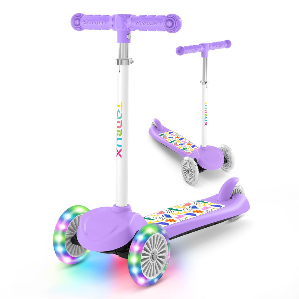 Kids 3-Wheel Scooter with Light-Up Wheels N23703