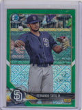 2018 Bowman Mega Box Chrome Green #BCP114 Fernando Tatis Jr. Baseball Trading Card O795415