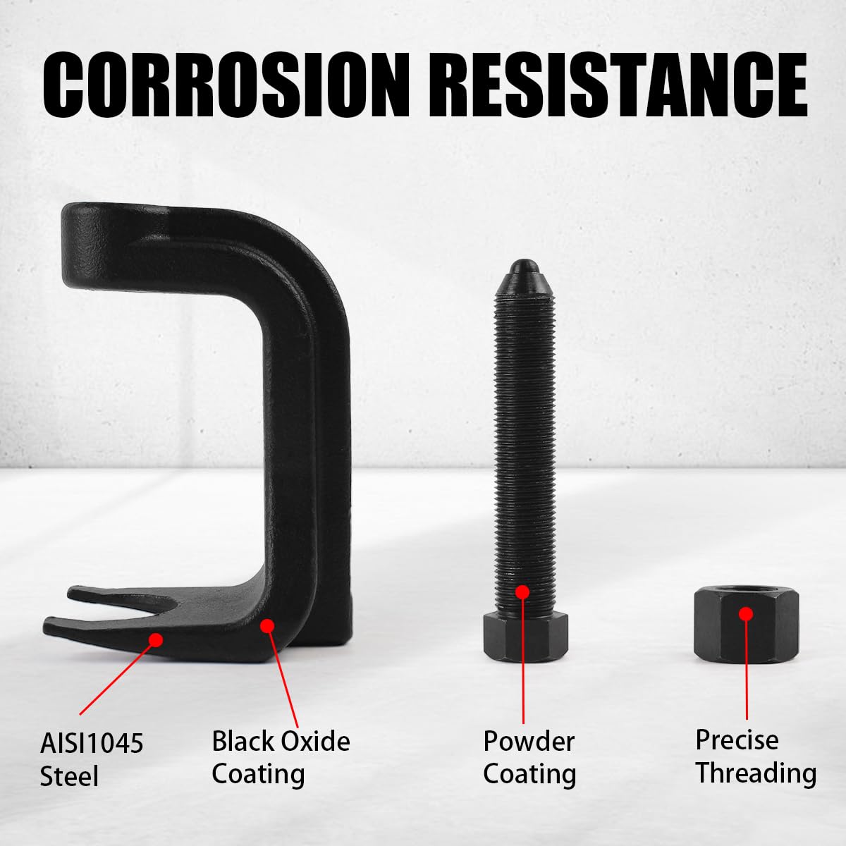 Black Adjustable Ball Joint Separator Tool S19709