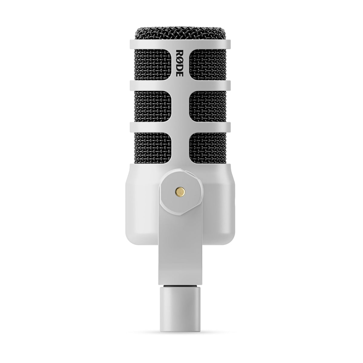White Cardioid Dynamic Broadcast Microphone with XLR Cable A36582