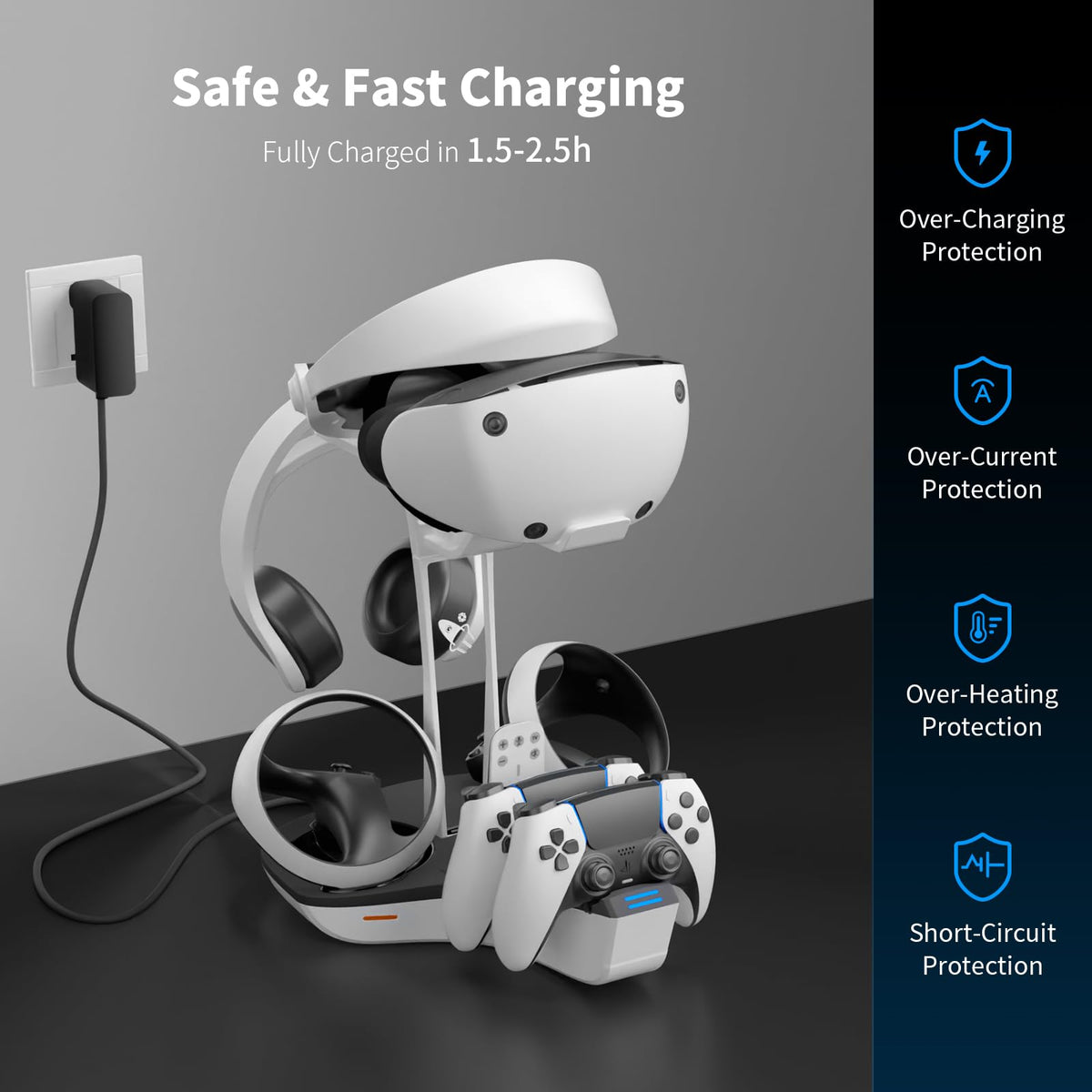 Dual Charging Station for PS5 and VR2 Controllers W84489