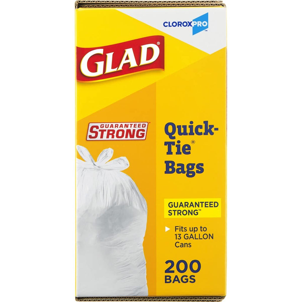 13 Gallon Tall Kitchen Trash Bags, 200 Count H131765