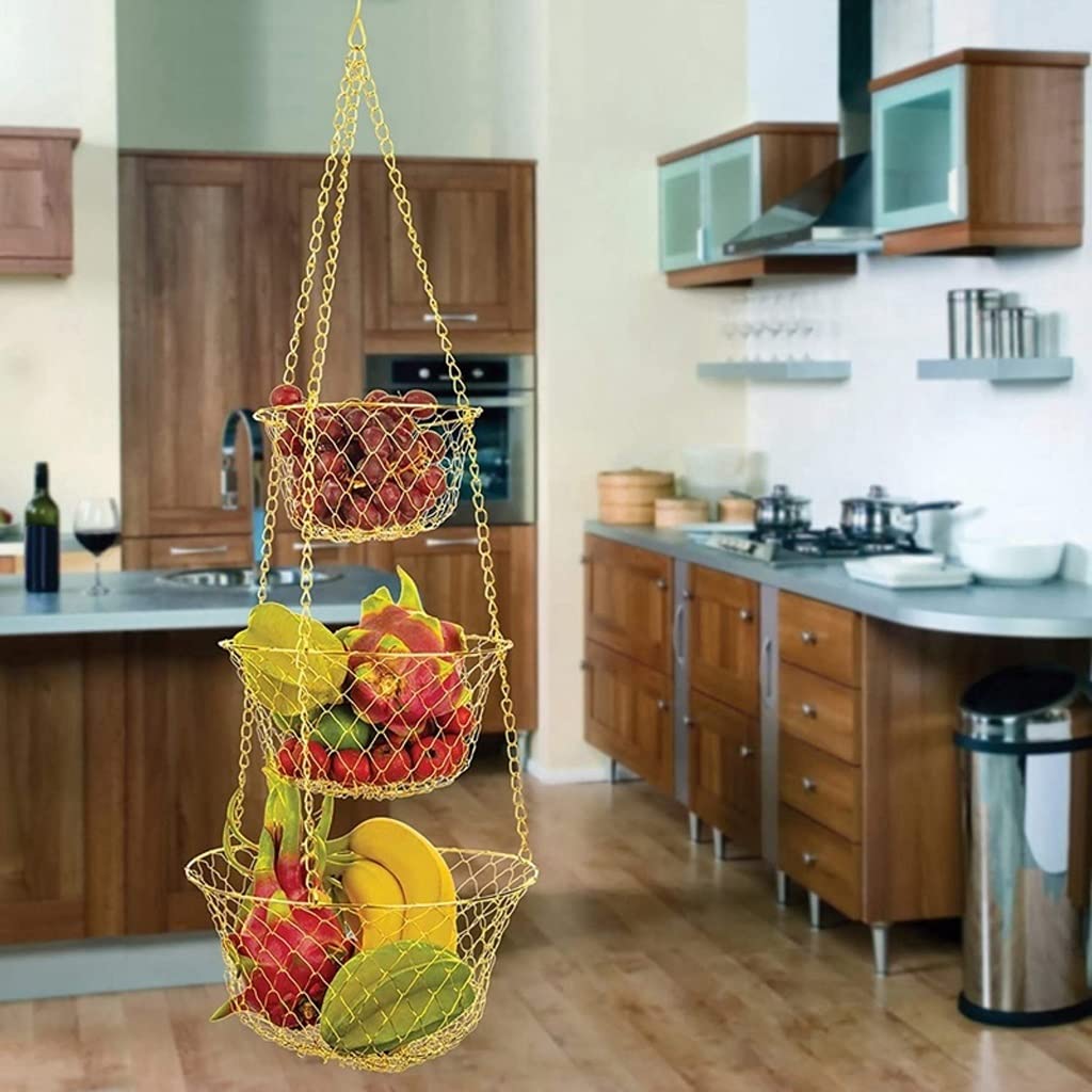3 Tier Hanging Fruit Basket K110152