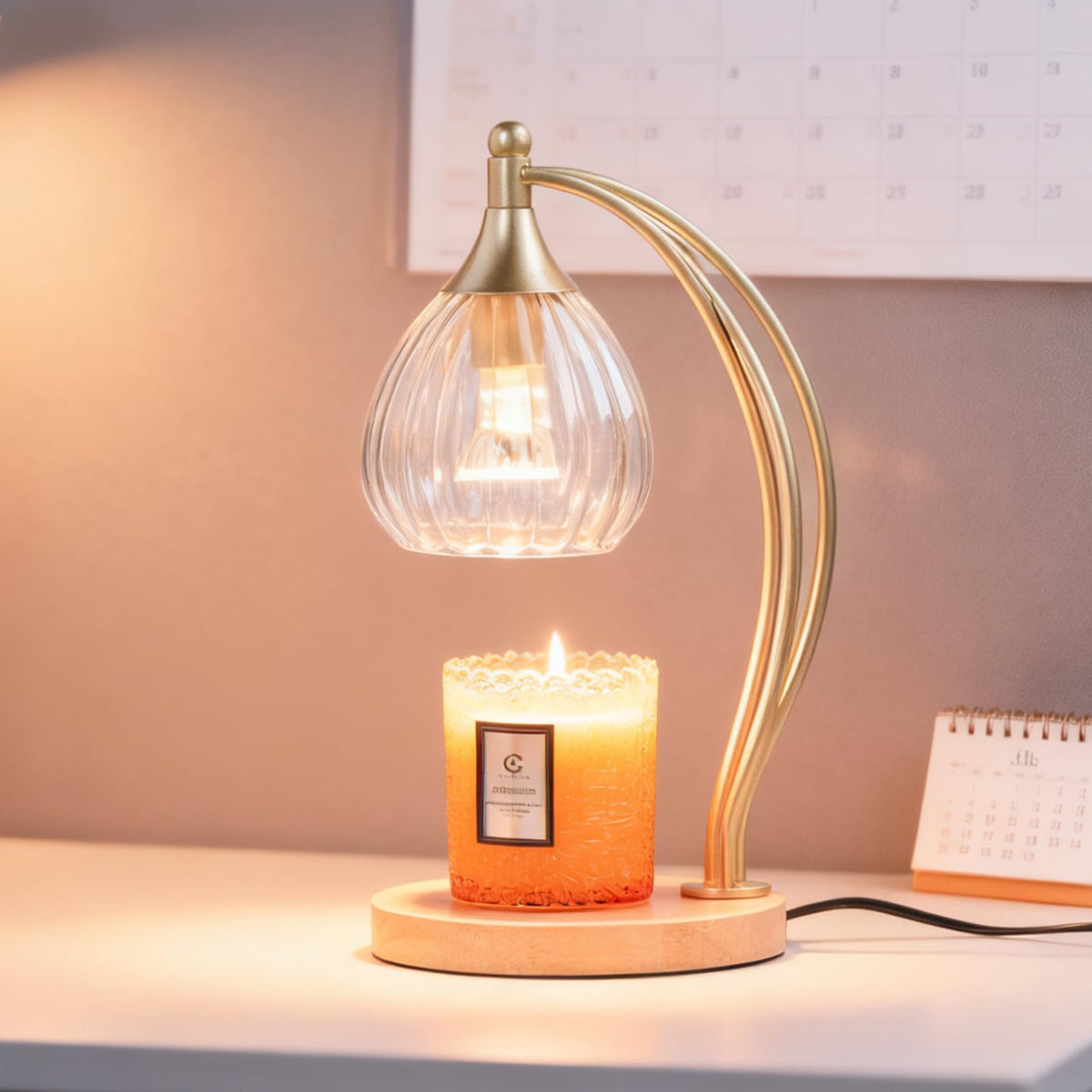 Dimmable Candle Warmer Lamp with Timer O1229