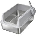 XL Stainless Steel Cat Litter Box O89879