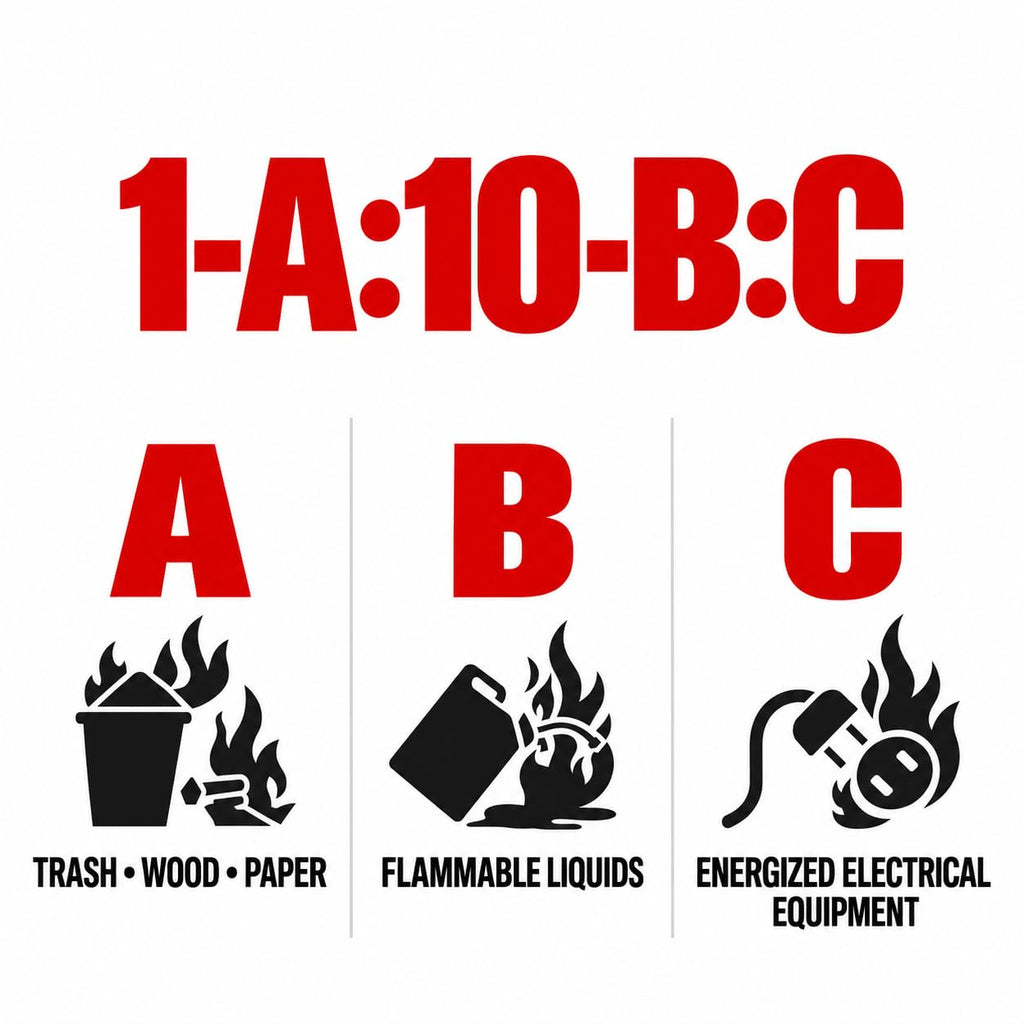 2.5 lb ABC Dry Chemical Fire Extinguishers 8-Pack E48031