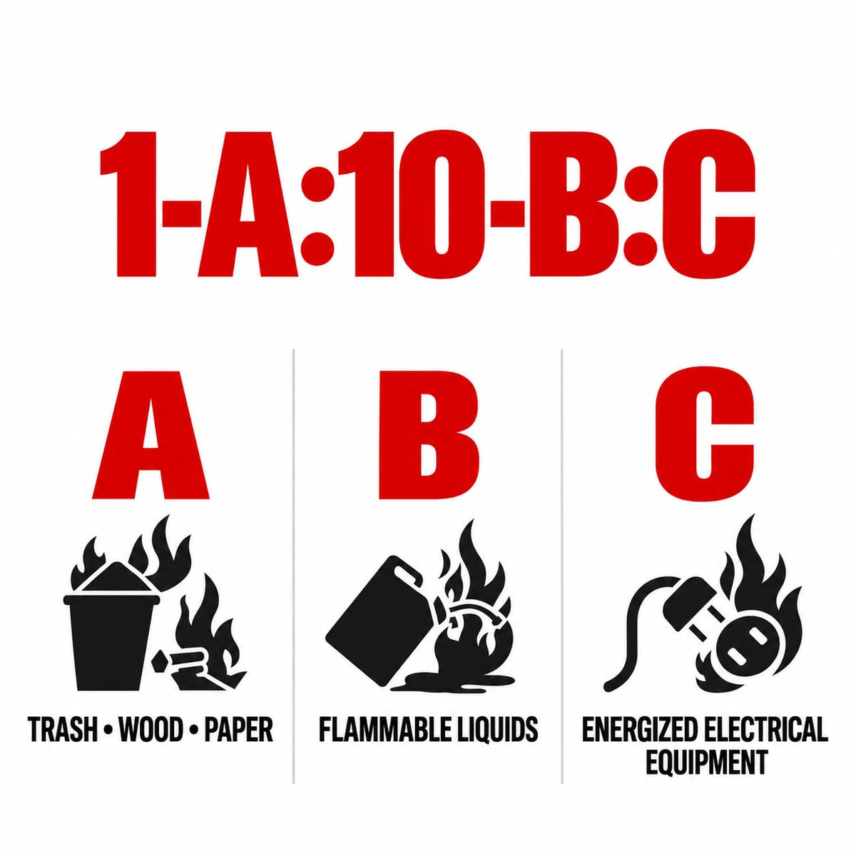 2.5 lb ABC Dry Chemical Fire Extinguishers 8-Pack E48031