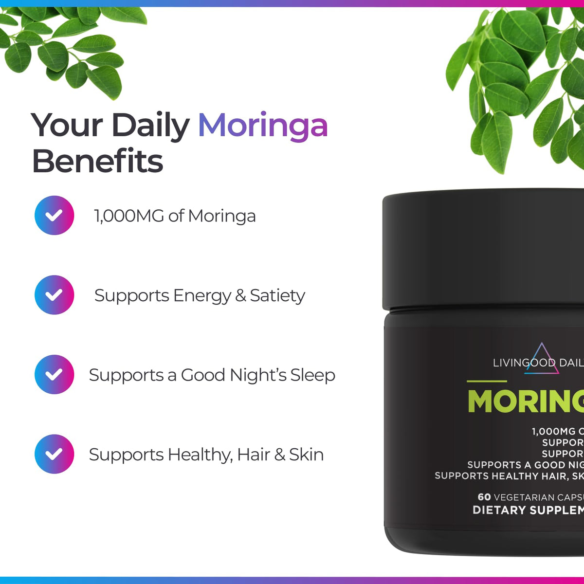 Moringa Capsules 1000mg 60 Capsules K87056