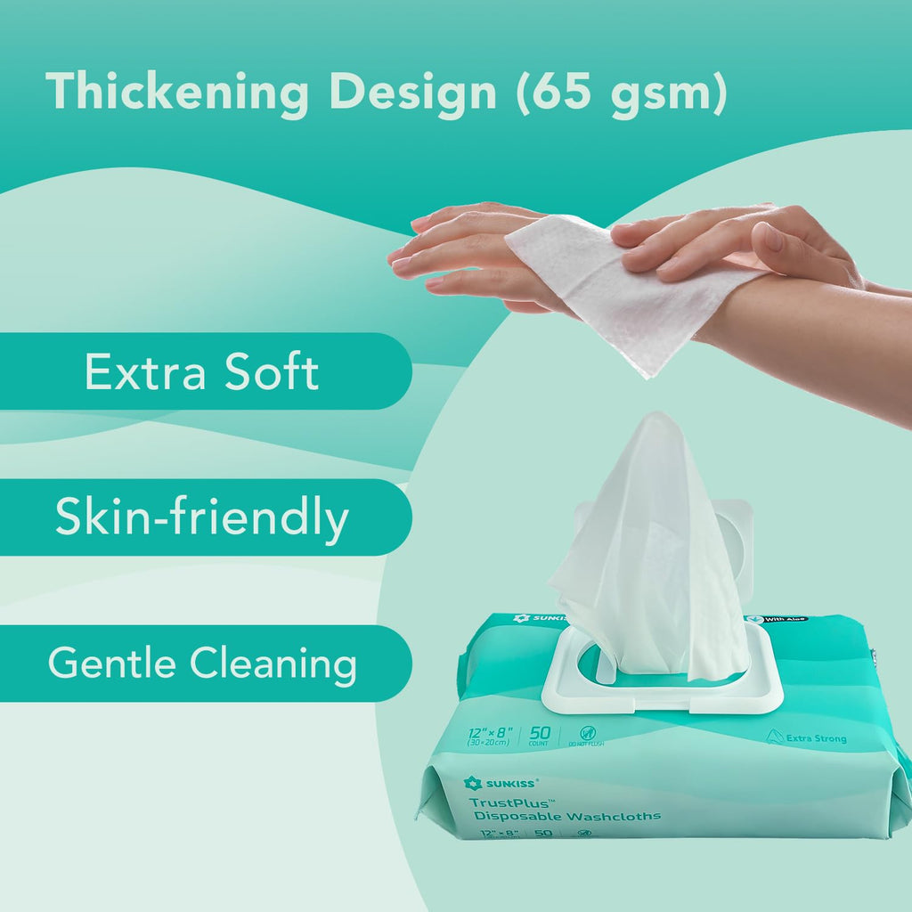 Large Incontinence Disposable Underwear 16 Count & Wet Wipes 200 Count V3841