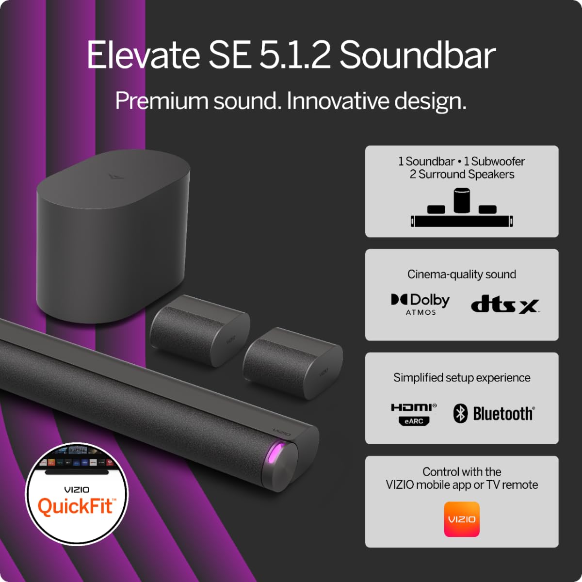 5.1.2 Soundbar with Wireless Subwoofer and Dolby Atmos T99255