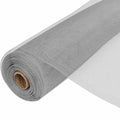 Aluminum Mesh Screen 39.4x196.9 Inch Silver F972