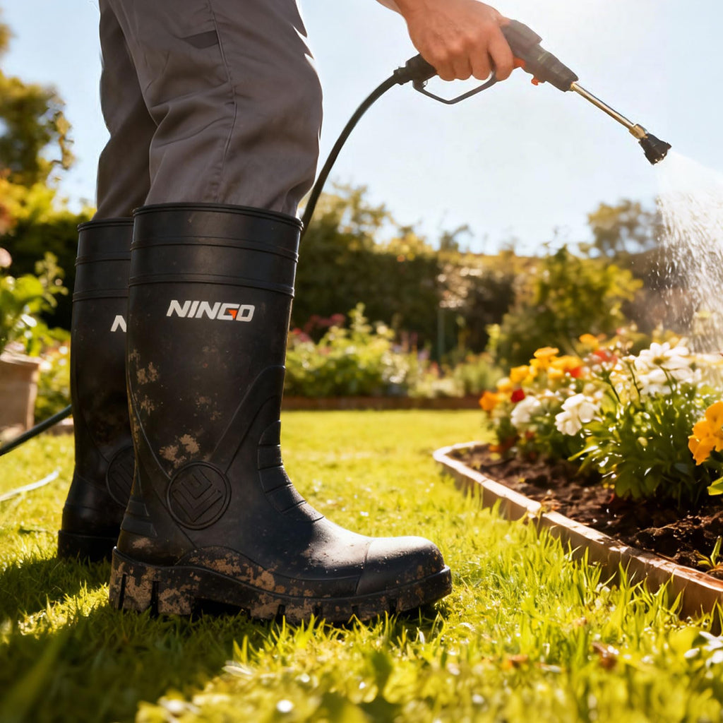 Men's Steel Toe Waterproof Rubber Boots H886663