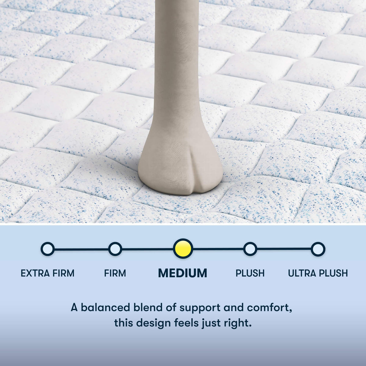 Medium 12" Full Hybrid Mattress A625
