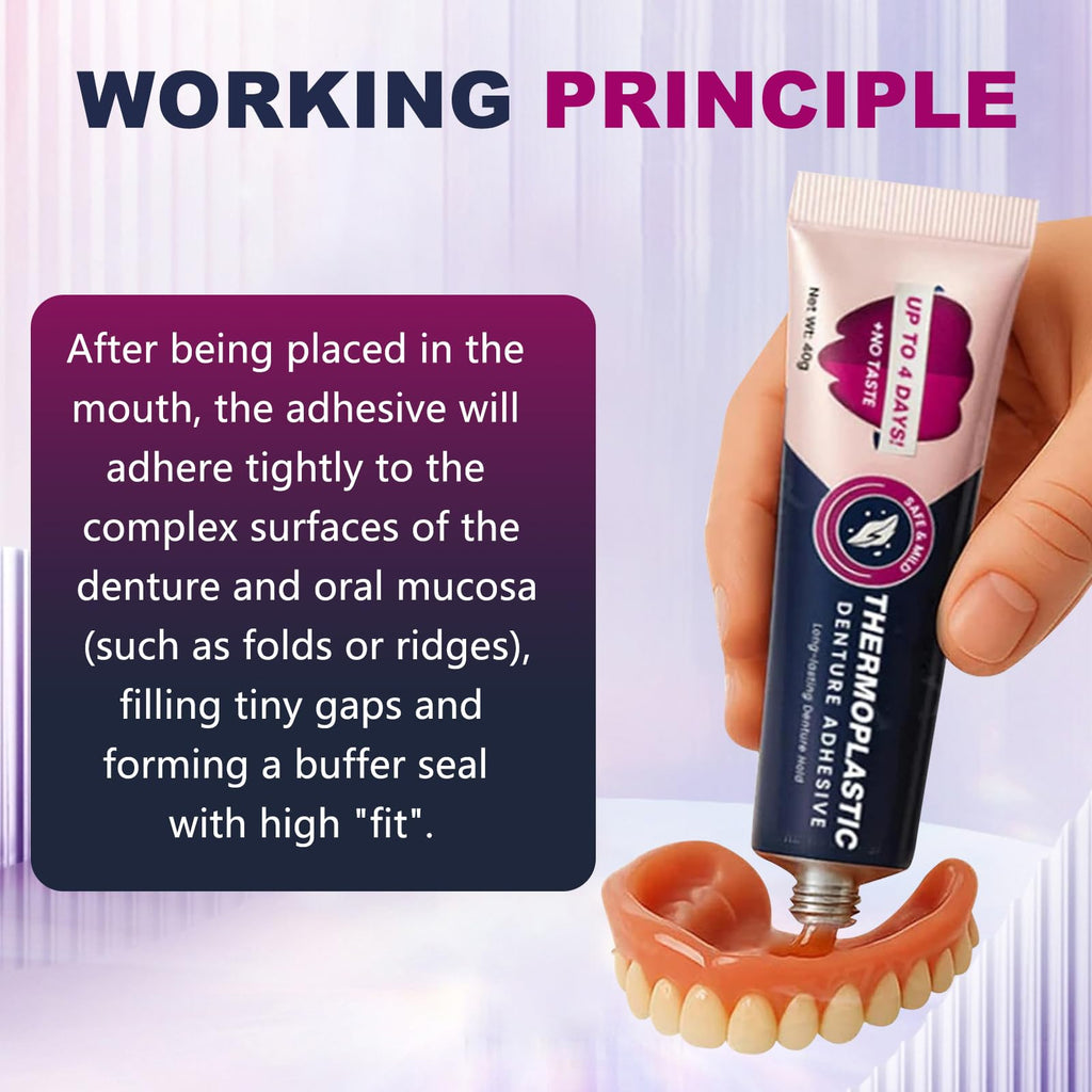 2Pcs Thermoplastic Denture Adhesive R65956