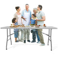 White 6FT Folding Table X9835
