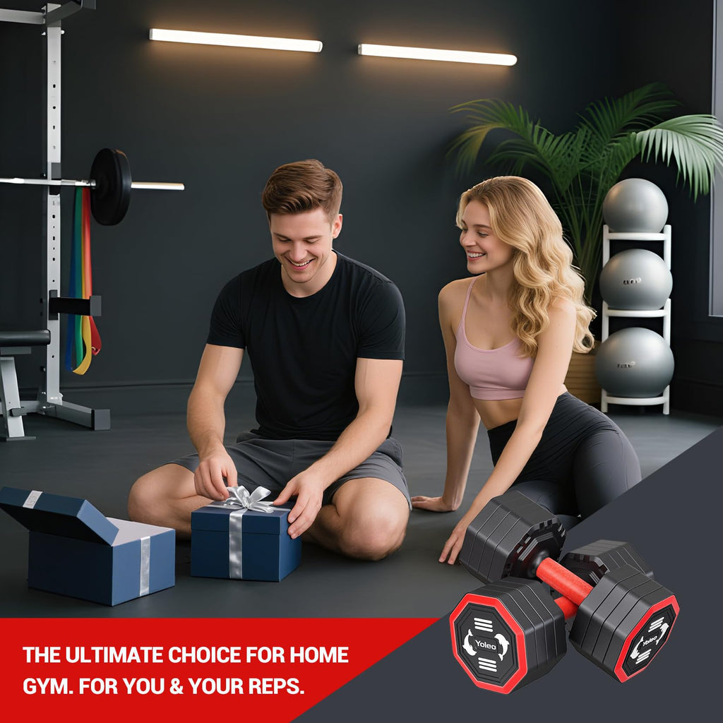 Adjustable Dumbbell Set 10/15/20/25 lb R240730