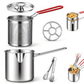 Stainless Steel Pot with Draining Basket, Five Piece Set F143410