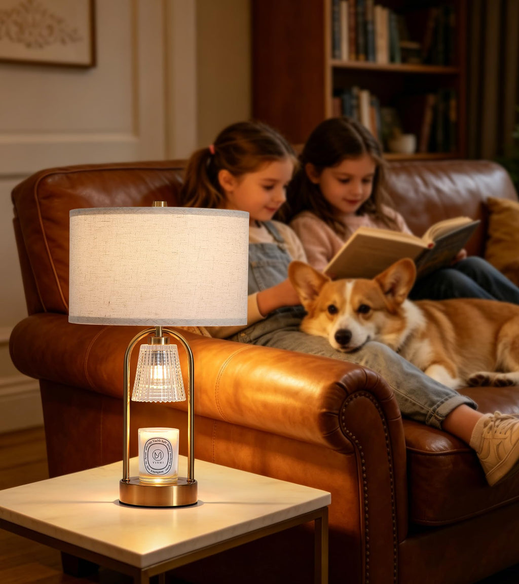 2 in 1 Gold Candle Warmer and Table Lamp R99438
