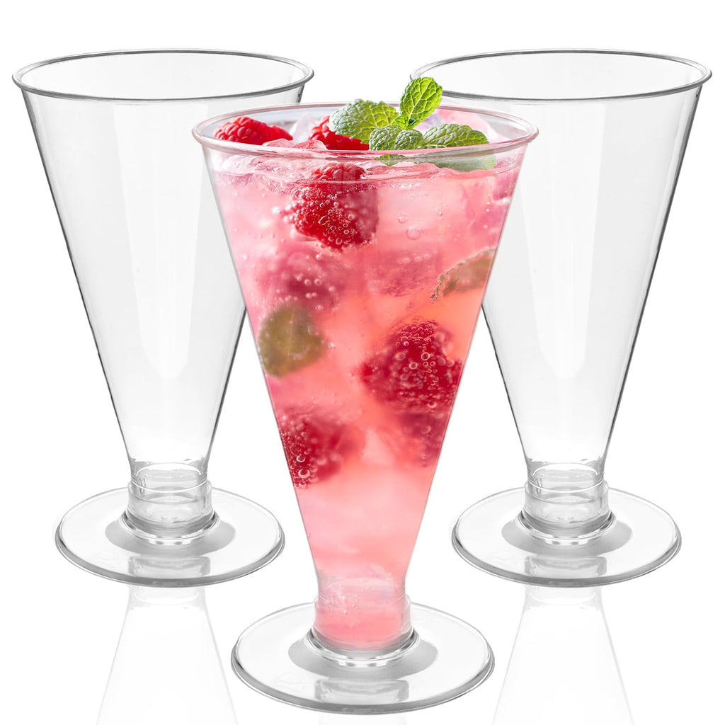 40 PCS 6 oz Plastic Martini Glasses G506