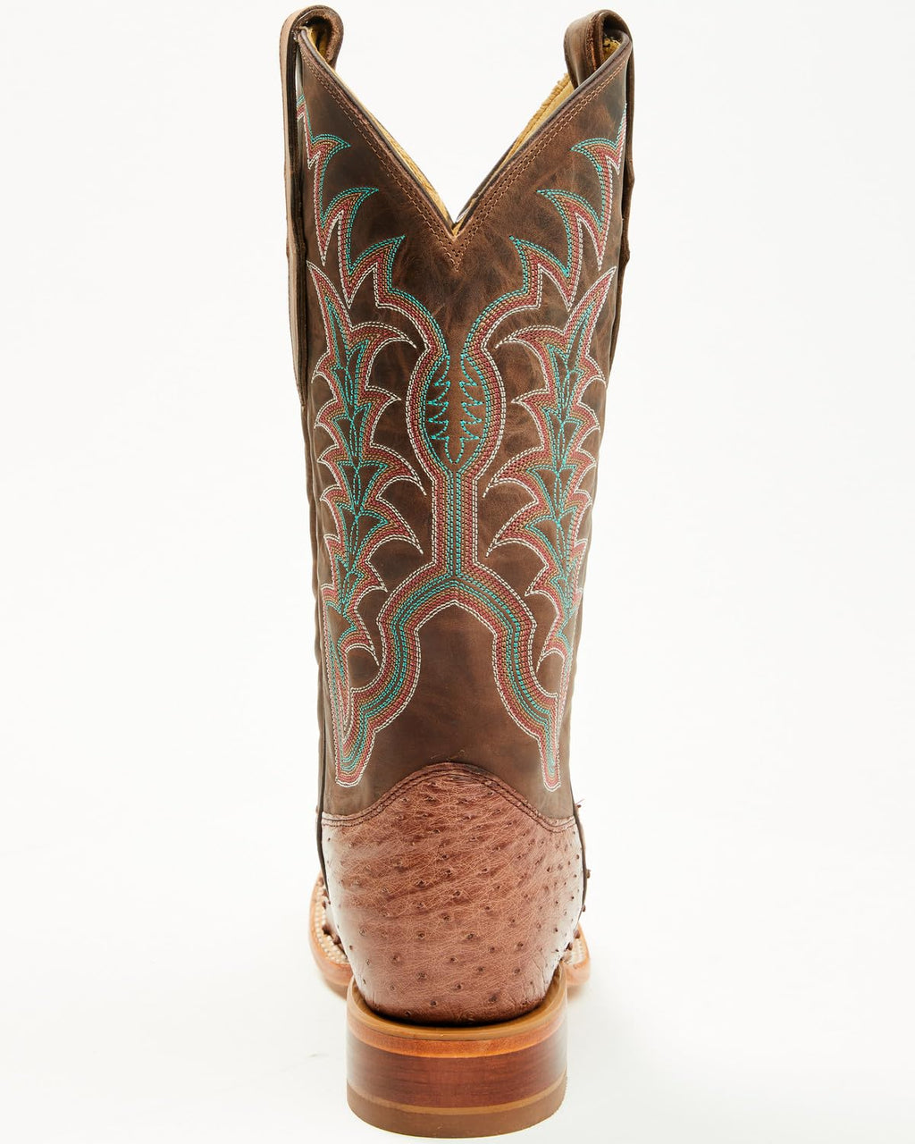 Men's Ostrich Western Boot Broad Square Toe C943846