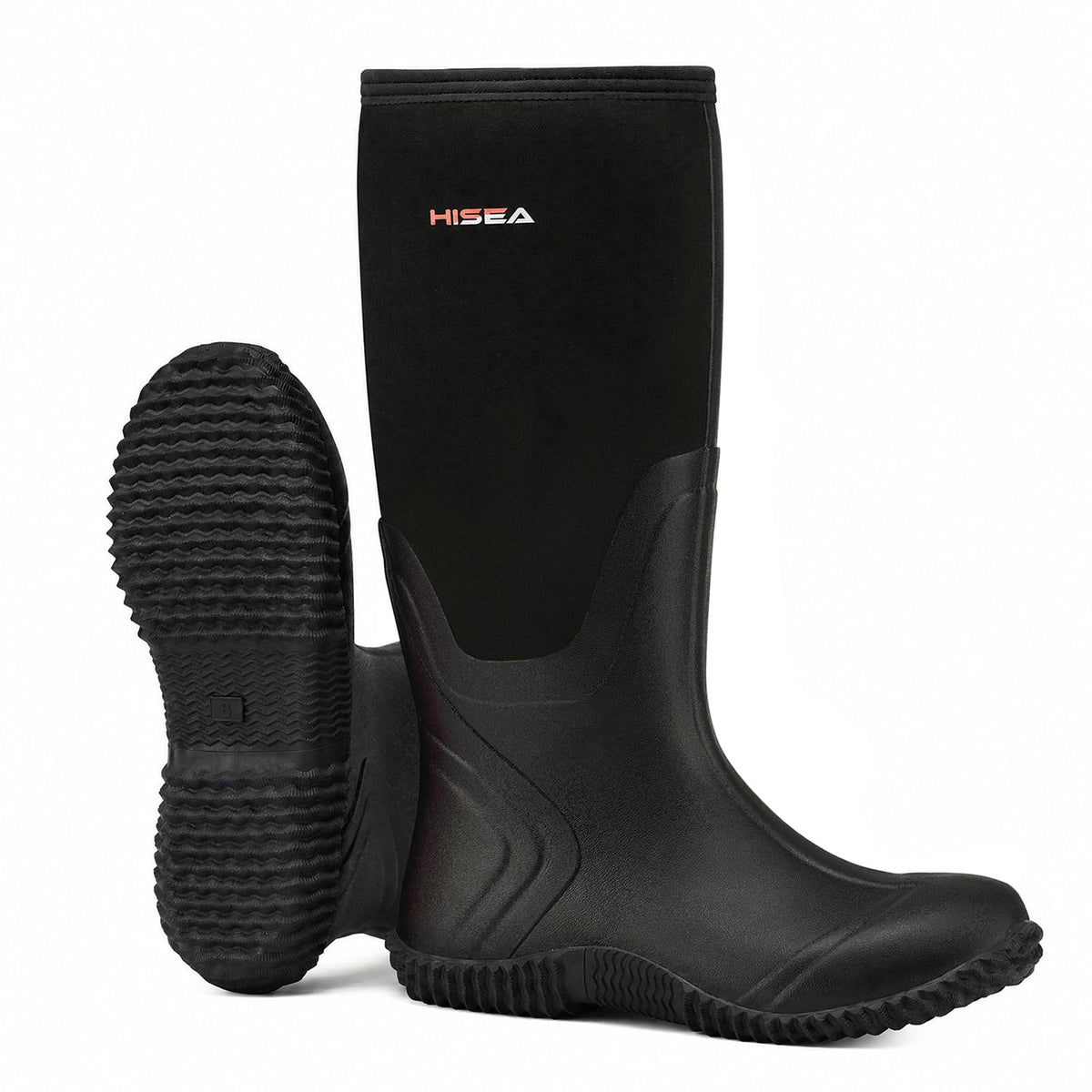 Women's Waterproof Insulated Neoprene Rubber Rain Boots Y124