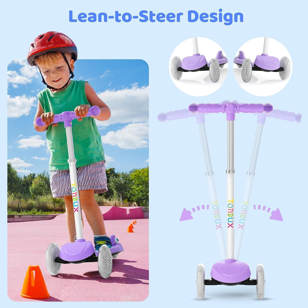 Kids 3-Wheel Scooter with Light-Up Wheels N23703