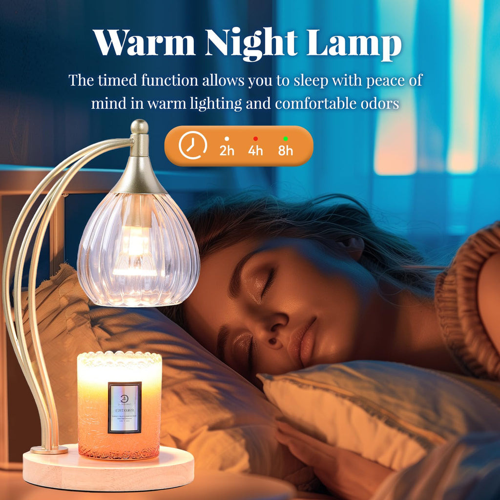Dimmable Candle Warmer Lamp with Timer O1229
