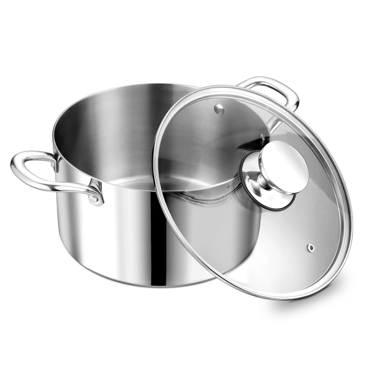 5 Quart Tri-Ply Stainless Steel Stock Pot with Lid T26515
