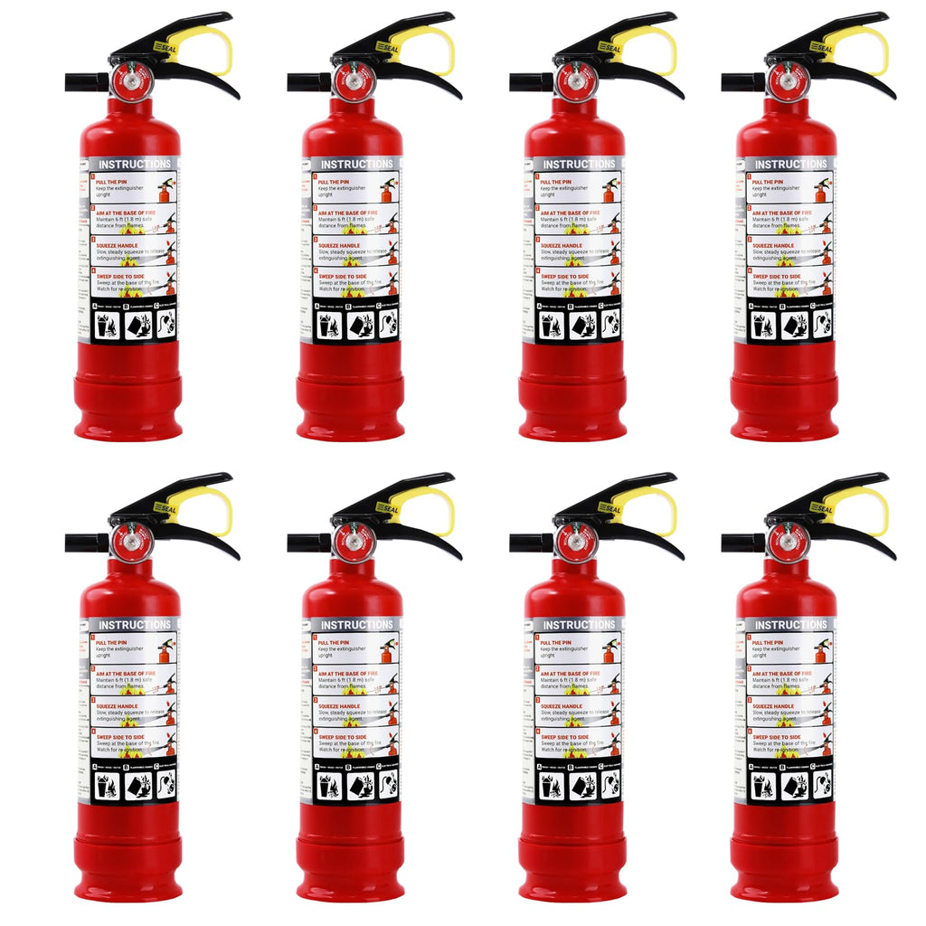 2.5 lb ABC Dry Chemical Fire Extinguishers 8-Pack E48031