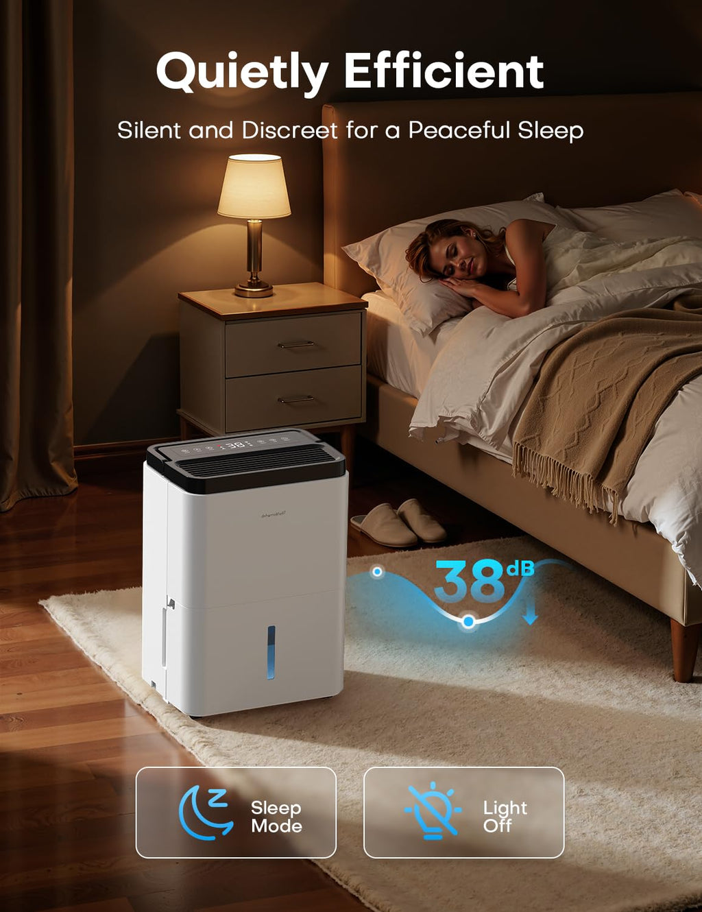 35 Pints Dehumidifier with Drain Hose T224175