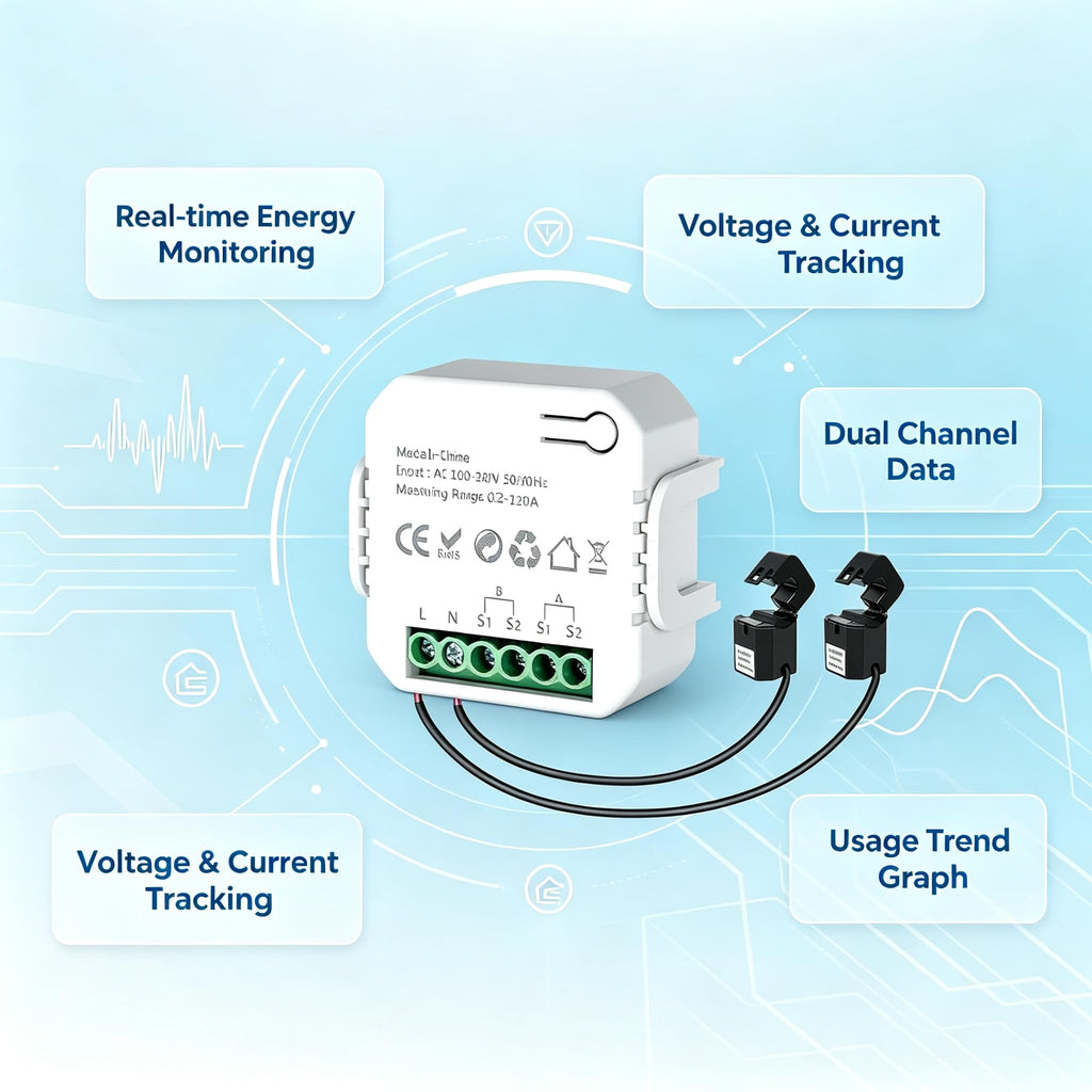 Smart Home Energy Monitor 2x120A Dual Channel N671