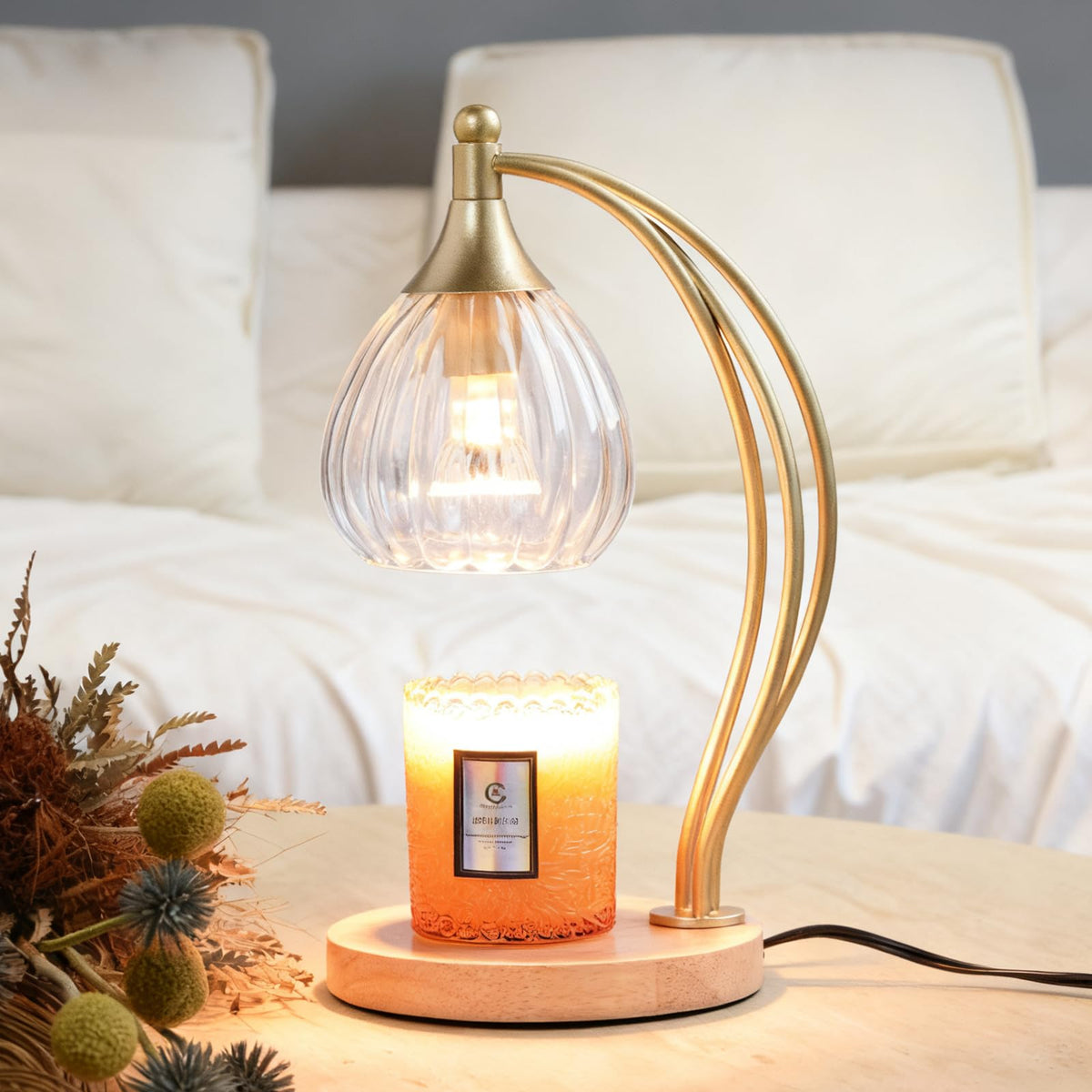 Dimmable Candle Warmer Lamp with Timer O1229