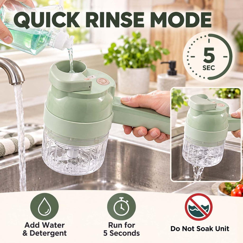 5-In-1 Electric Vegetable Chopper V7443